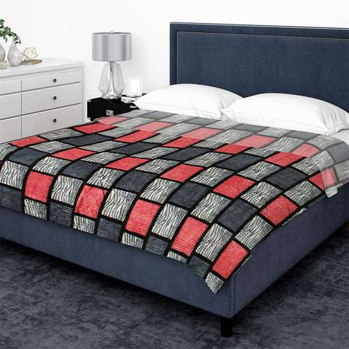 پتو مسافرتی شاران هوم مدل مخملی پلیسه ای سایز 220×200 سانتی متر