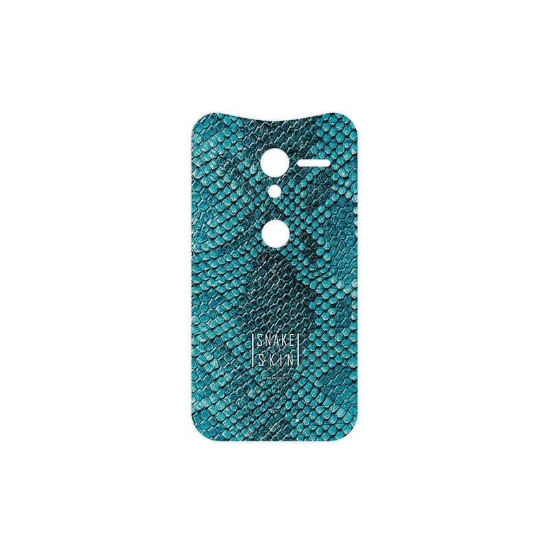 برچسب پوششی ماهوت مدل Blue Snake Skin مناسب برای گوشی موبایل موتورولا Moto X
