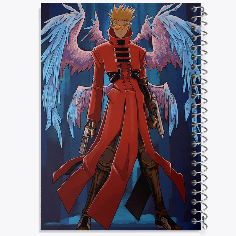 دفتر نت موسیقی 50 برگ خندالو مدل وش انیمه تریگان (Trigun) کد 36238