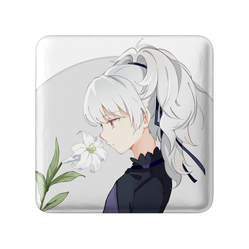 مگنت خندالو طرح یین انیمه تاریک تر از سیاهی Darker Than Black  مدل مربعی کد 22574