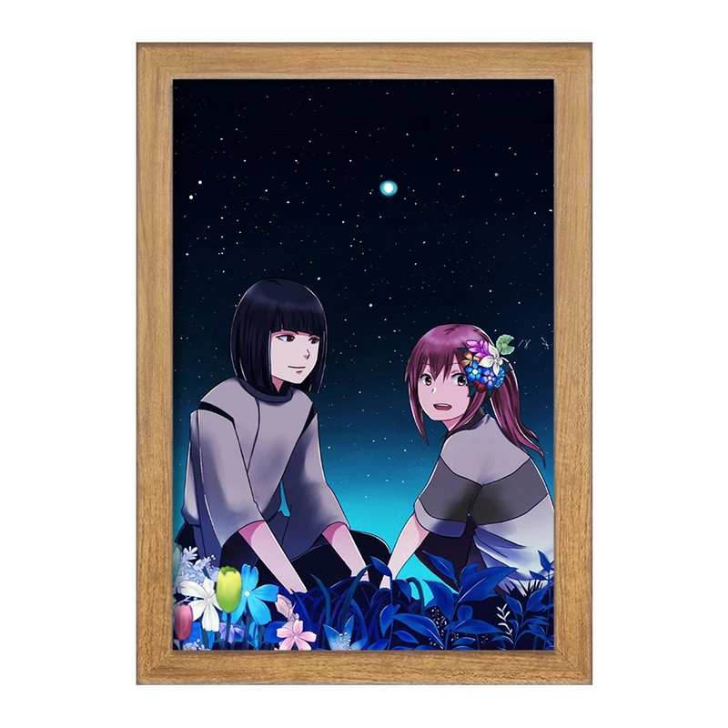 تابلو خندالو مدل چیهیرو و هاکو انیمه شهر اشباح Spirited Away  کد 12104