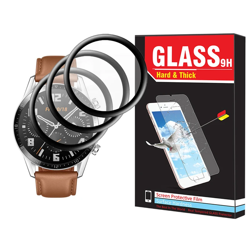 محافظ صفحه نمایش نانو هارد اند تیک مدل NHT مناسب برای ساعت هوشمند هواوی Watch GT 2 46mm بسته سه عددی