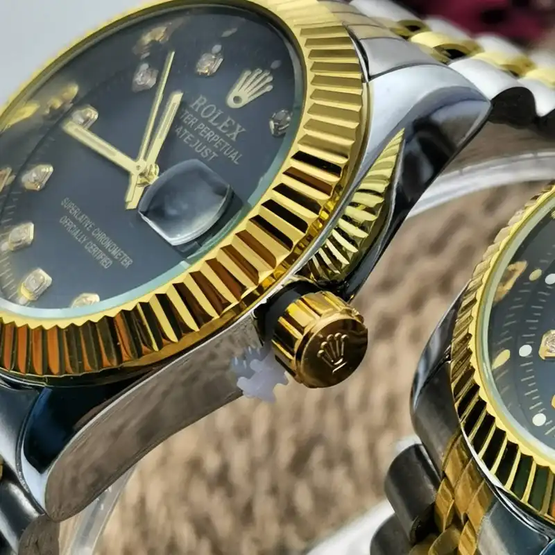 ساعت مچی عقربه ای زنانه و مردانه مدل تاریخ دار دیت جاست