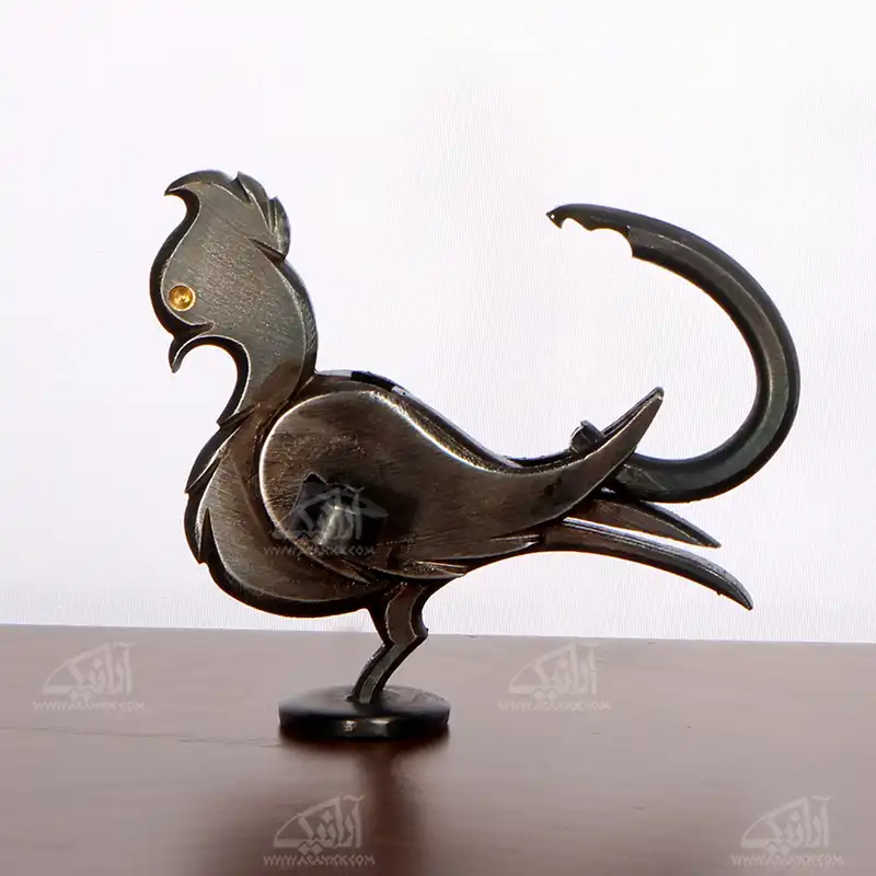 ‎قفل دست ساز‎ ‎فولادی‎ ‎‎‎ساده‎ ‎‎خاکستری‎ ‎‎طرح‎ ‎پرنده‎ ‎ ‎‎‎‎مدل 1119400004