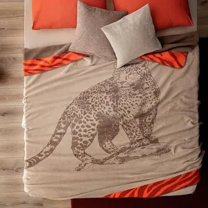 پتو مادام کوکو مدل Leopard دو نفره سایز 220×200 سانتی متر