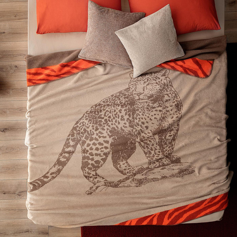 پتو مادام کوکو مدل Leopard دو نفره سایز 220×200 سانتی متر
