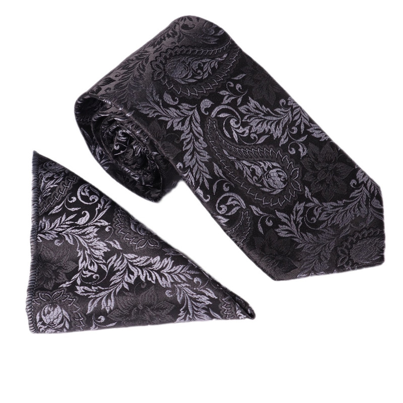 ست کراوات و دستمال جیب مردانه نسن مدل TM202