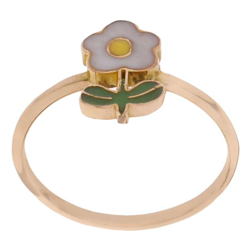 انگشتر طلا 18 عیار دخترانه میو گلد مدل R1393-45 انگشتر طلا 18 عیار دخترانه میو گلد مدل R1393-45