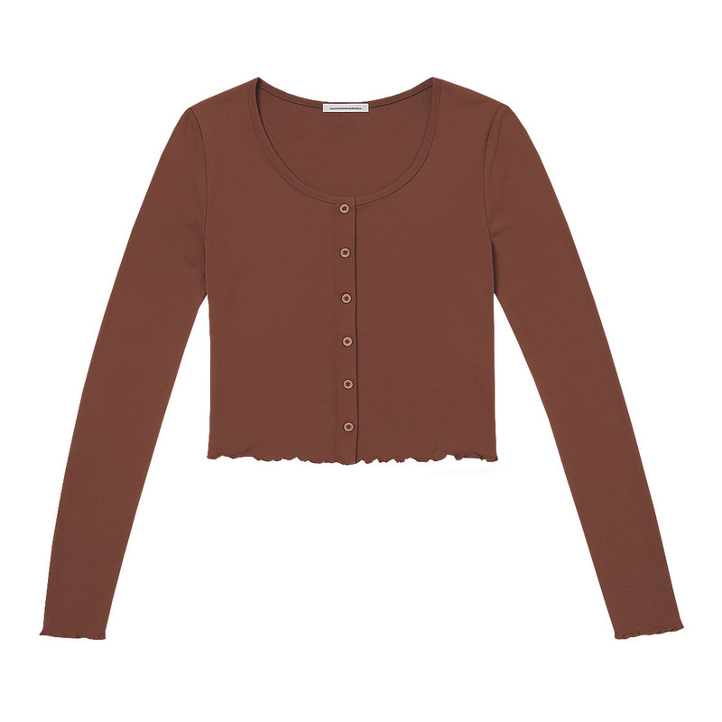 کراپ شومیز آستین بلند یقه گرد زنانه ایسوس مدل 1962133