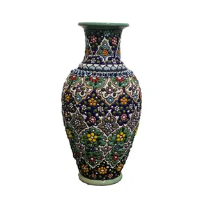 گلدان مینا کاری طرح تال کد K01