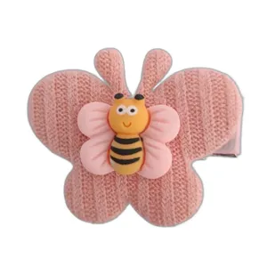 گیره مو دخترانه مدل پروانه ی عروسکی کد 3021