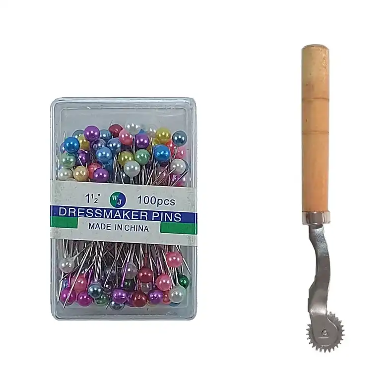 سوزن ته گرد مدل مروارید به همراه رولت خیاطی