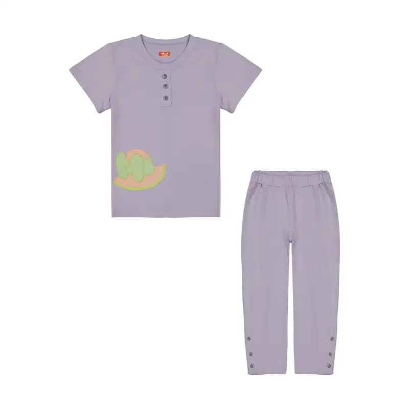 ست تی شرت و شلوار دخترانه مادر مدل 426-60