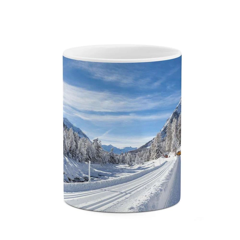 ماگ کاکتی مدل منظره برفی کد mgh15048