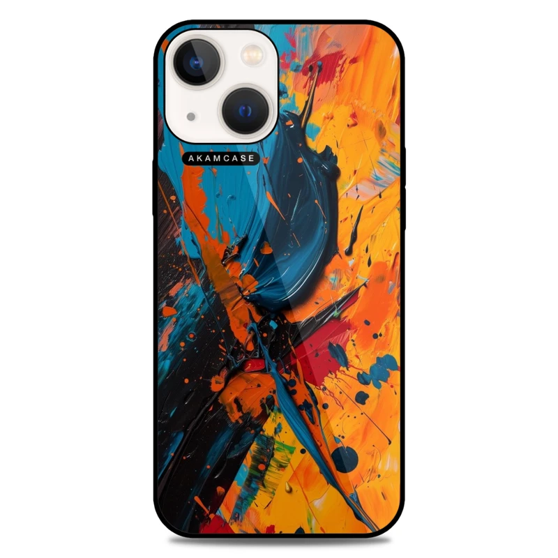 کاور آکام مدل AMC-WA13-WATER COLOR-21 مناسب برای گوشی موبایل اپل iPhone 13