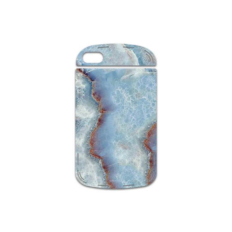 برچسب پوششی ماهوت مدل Blue Ocean Marble مناسب برای گوشی موبایل بلک بری Q10