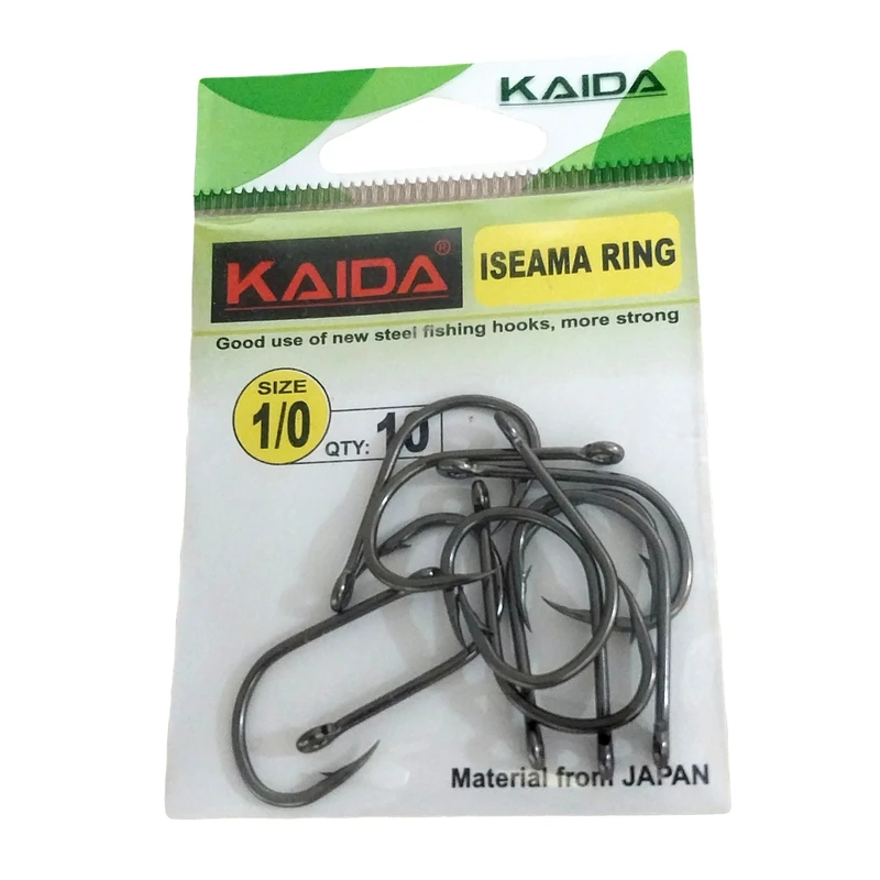 قلاب ماهیگیری کایدا مدل پایه کوتاه کد سایز 0/1 مجموعه 10 عددی