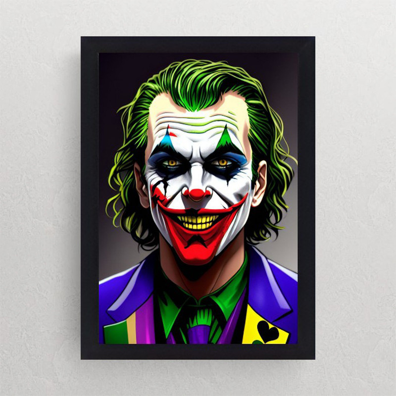 تابلو نوری گیم دکور طرح جوکر مدل joker 23
