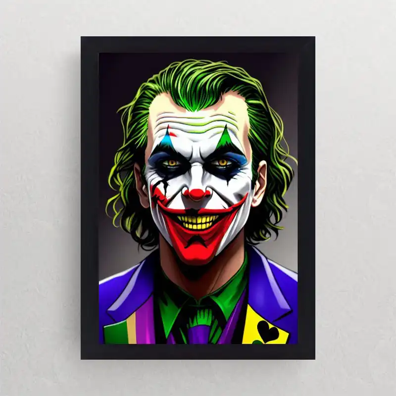 تابلو نوری گیم دکور طرح جوکر مدل joker 23