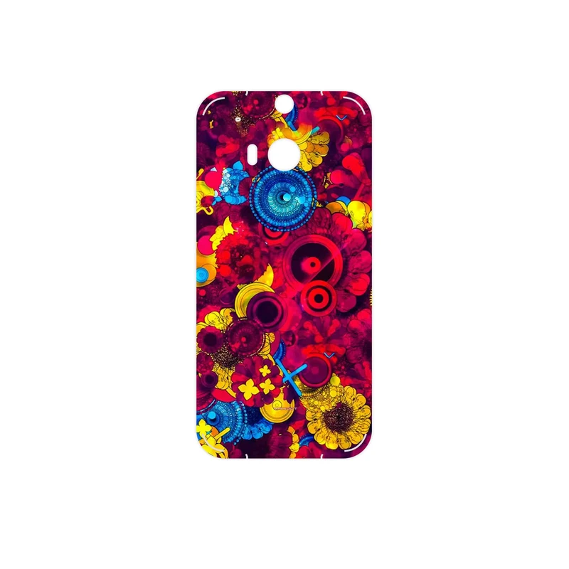 برچسب پوششی ماهوت مدل Vector Flower Garden Digital Art مناسب برای گوشی موبایل اچ تی سی One M8