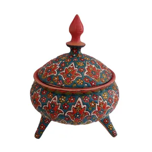 شکلات خوری میناکاری مدل سه پایه کد 01