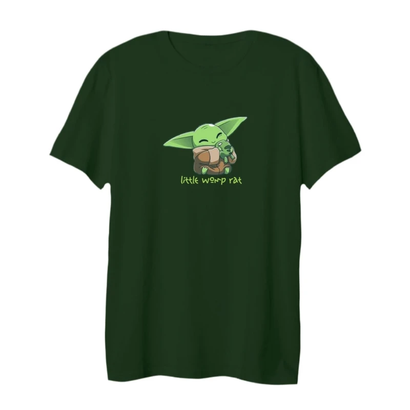 تی شرت لانگ آستین کوتاه زنانه مدل بیبی یودا کد 6