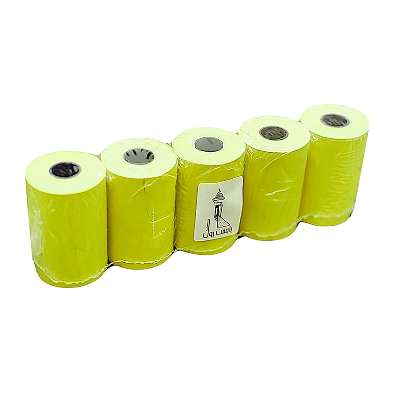 کاغذ پرینتر حرارتی پایتخت رول مدل Y80mm بسته 5 عددی کاغذ پرینتر حرارتی پایتخت رول مدل Y80mm بسته 5 عددی