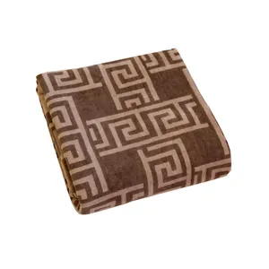 حوله حمام پودیران طرح رومی سایز 150x90 سانتی متر