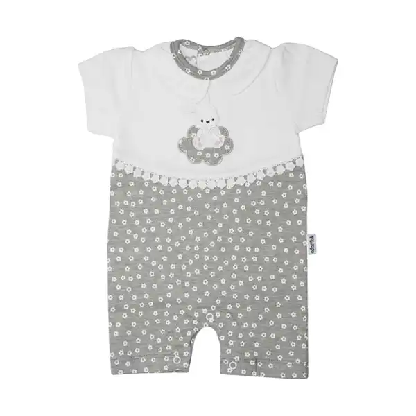 سرهمی نوزادی آدمک مدل خرگوش و گل