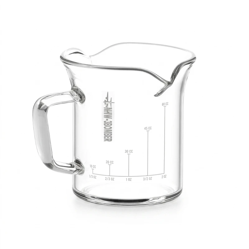 پیمانه قهوه ام اچ دبلیو تری بمبر مدل Double Spouts Measuring Glass Cup حجم 80 میلی لیتر