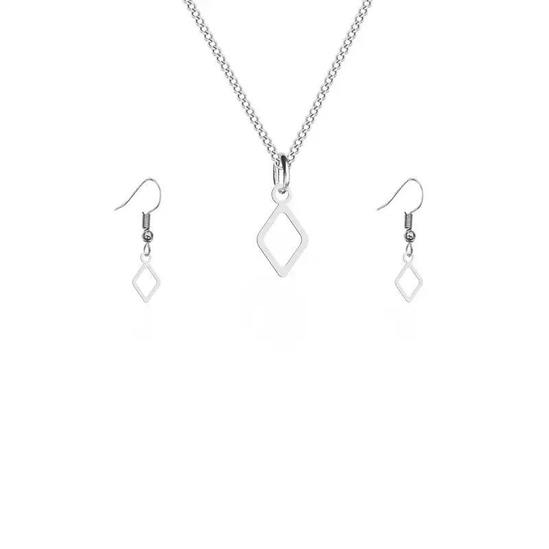 نیم ست زنانه هایکا طرح لوزی مدل S.ha1-32