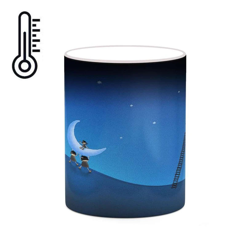 ماگ حرارتی کاکتی مدل نقاشی کارتونی کد mgh18754