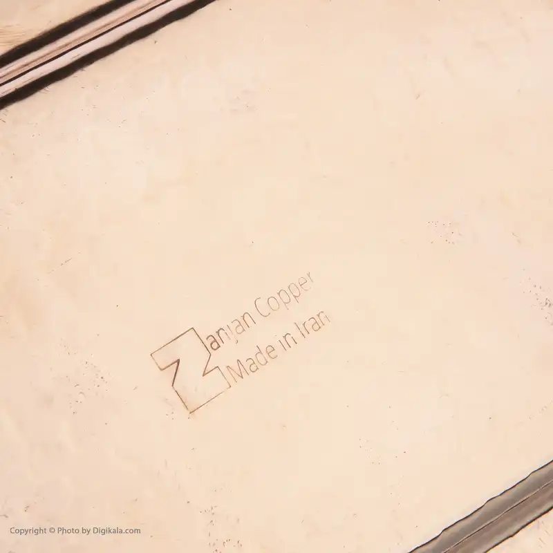 رولت خوری مسی مس زنجان مدل پایه دار کد 004