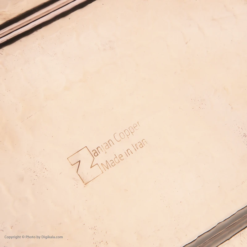 عکس شماره 2 : رولت خوری مسی مس زنجان مدل پایه دار کد 004