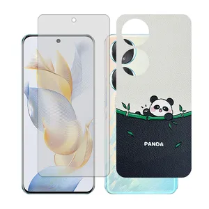 Glass together model matte screen protector suitable for Honor 70 mobile phone with back cover sticker