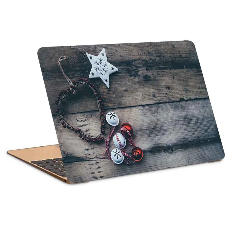 استیکر لپ تاپ طرح christmas sphere heart ornament star کد P-727 مناسب برای لپ تاپ 15.6 اینچ