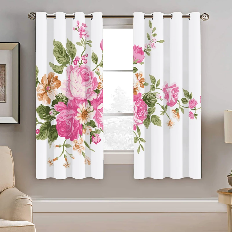 پرده نیروانا طرح گل مدل مخمل کد 4266 سایز 140×200 سانتی متر