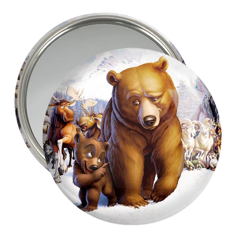 آینه جیبی خندالو مدل انیمیشن خرس برادر Brother Bear  کد 13715