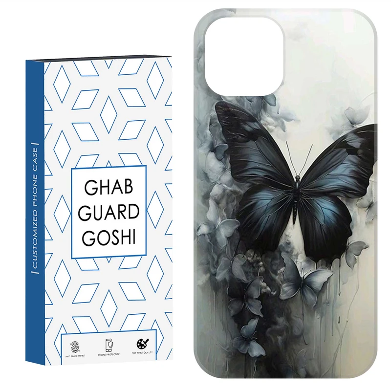 کاور قاب گارد گوشی طرح پروانه کد Dimo-386 مناسب برای گوشی موبایل اپل  IPHONE 12 / 12 PRO   