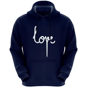هودی زنانه مدل  F264 LOVE رنگ سرمه ایی