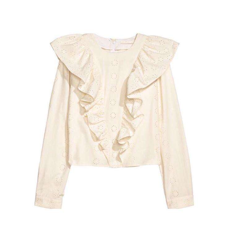 بلوز آستین بلند زنانه اچ اند ام مدل 01