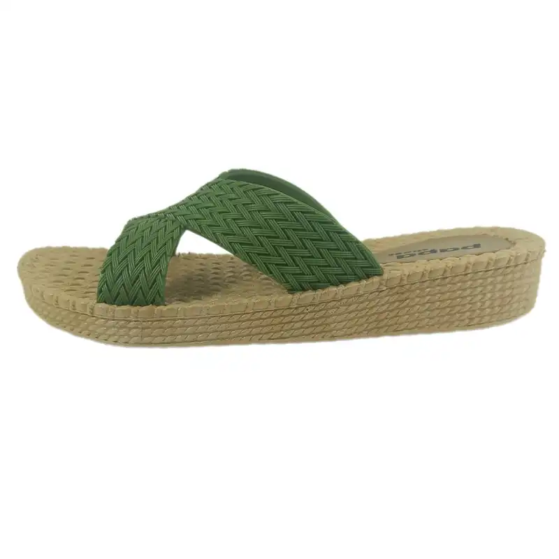 دمپایی زنانه پاپا مدل حصیری