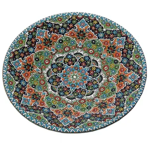 بشقاب مینا کاری مدل 72