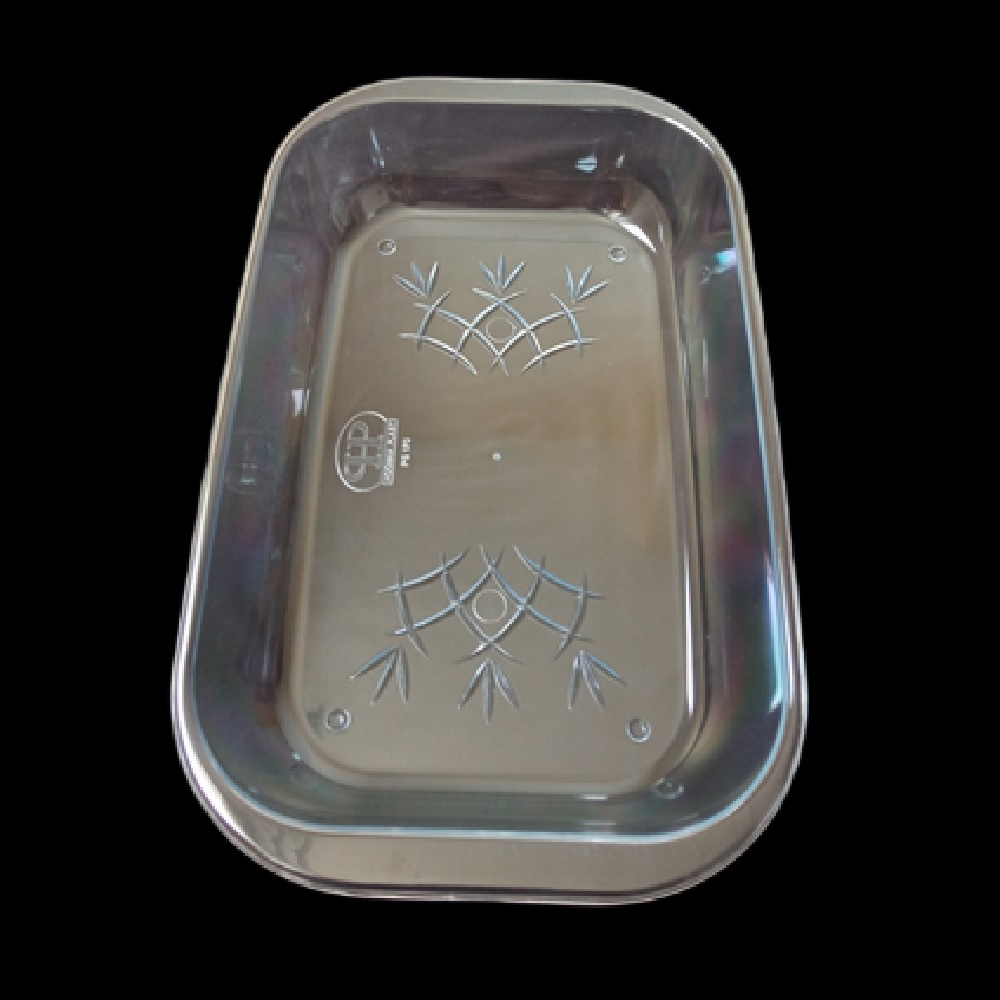 دیس یکبار مصرف مدل کریستالی طرح پیرکس کد HPT170 بسته 2 عددی
