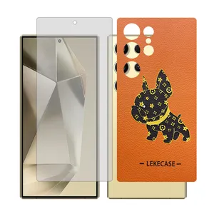 Glass Together model matte screen protector for Samsung Galaxy S22 Ultra mobile phone with back cover sticker