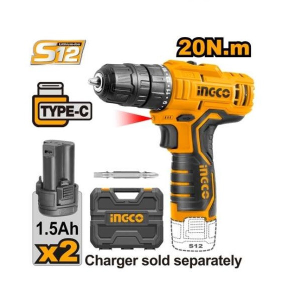 دریل پیچ گوشتی  شارژی اینکو مدل CD-LI-12328
