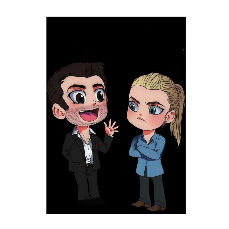 استیکر لپ تاپ و موبایل مدل سریال طرح لوسیفر Lucifer کد 3513