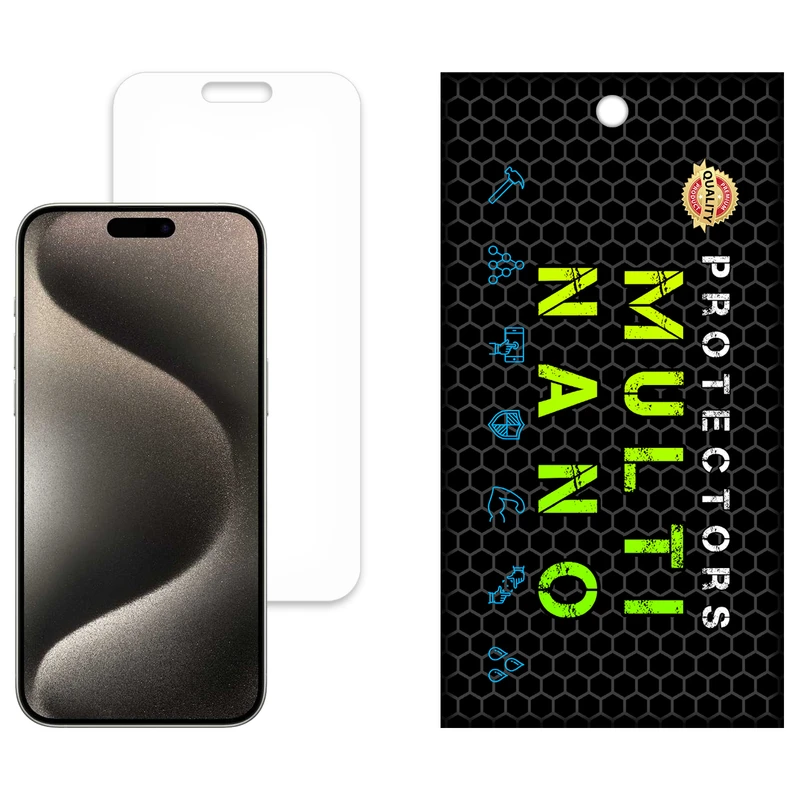 محافظ صفحه نمایش مات مولتی نانو مدل X-S1M مناسب برای گوشی موبایل اپل iPhone 15 Pro Max