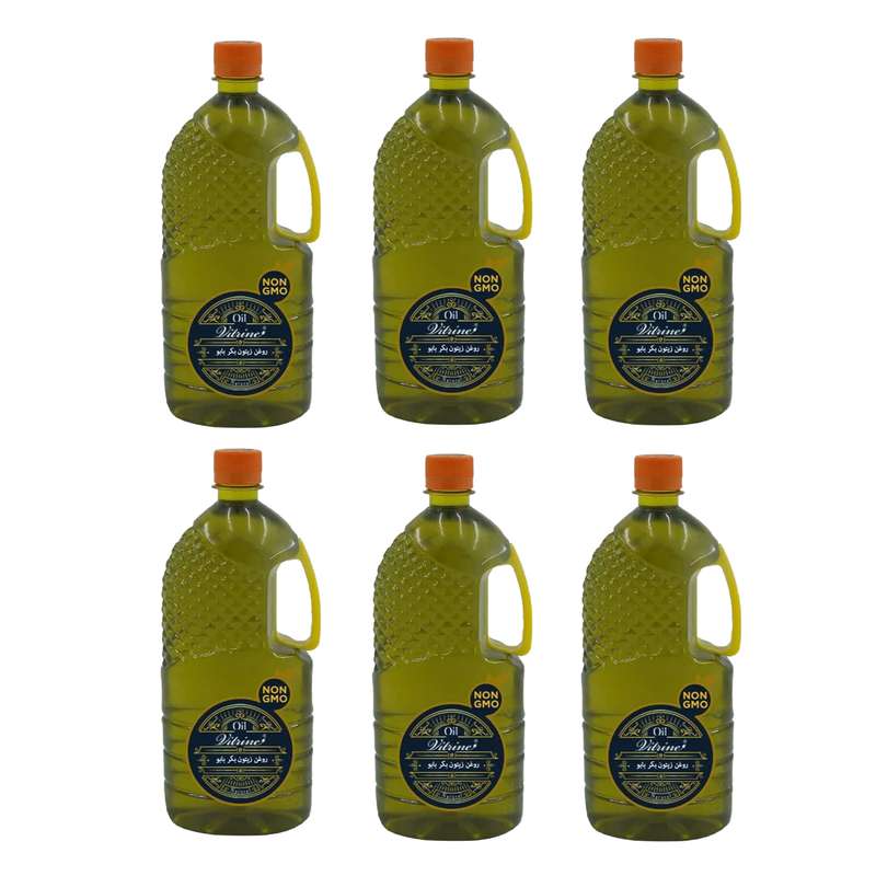 روغن زیتون بکر با بو ویترین فود - 6 لیتر بسته 6 عددی