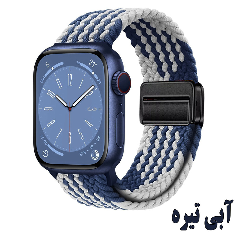 بند گودزیلا مدل Braided MAG مناسب برای اپل واچ Series 7 41mm / Series 8 41mm / Series 9 41mm